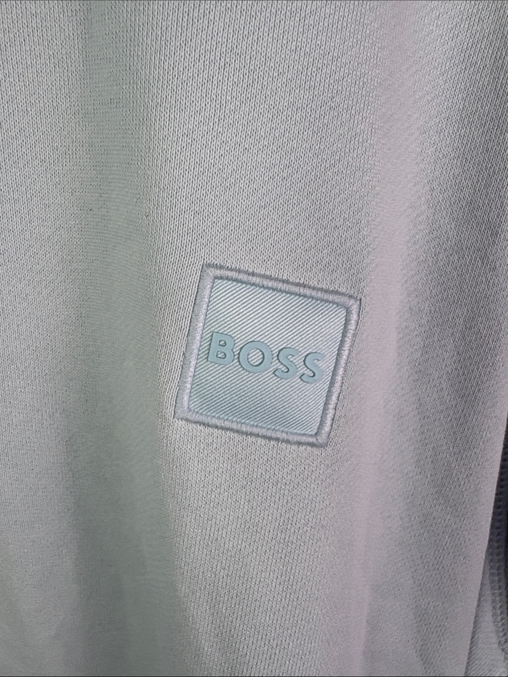 BOSS Pale Blue Crewneck Sweatshirt size XXXL - Picture 5 of 9